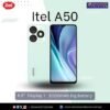 ITEL A50
3+5GO RAM / 128GO
ضمان 3 سنوات على système
	•	سنة ضمان كامل
	•	تصليح مجاني لمدة سنة